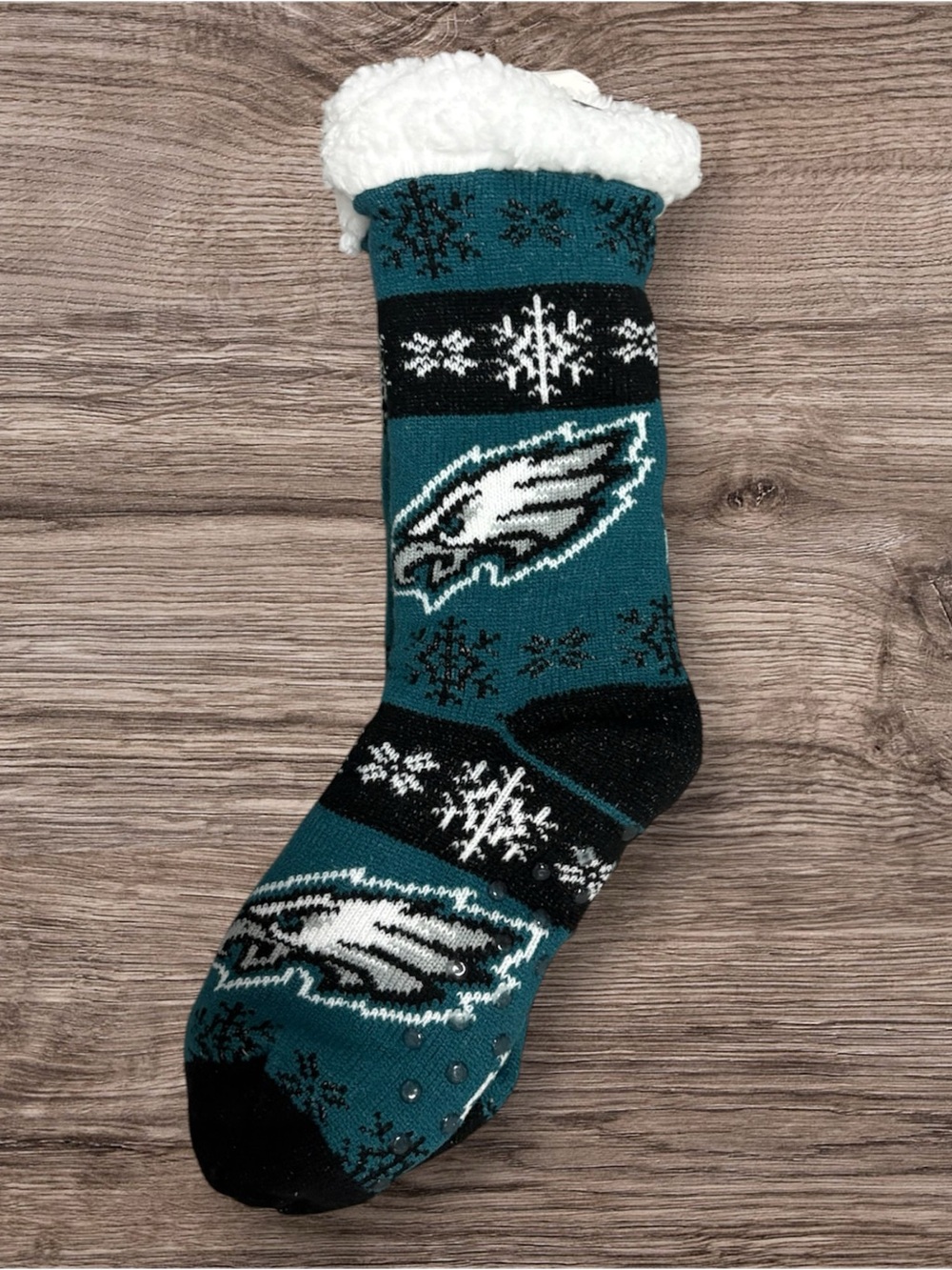 NFL Philadelphia Eagles FOCO Women’s Footy Slipper Socks (6-10) NWT